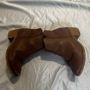 MIA Dark Brown Ankle Booties